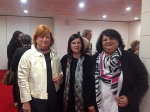 Izaskun landaida, emakunde, aed, matilde elexpuru, empresarias, india-bilbao, encuentro, acuerdo