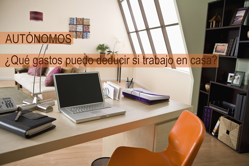 Los autónomos que trabajan en casa podrán deducir parte de los gastos de la vivienda