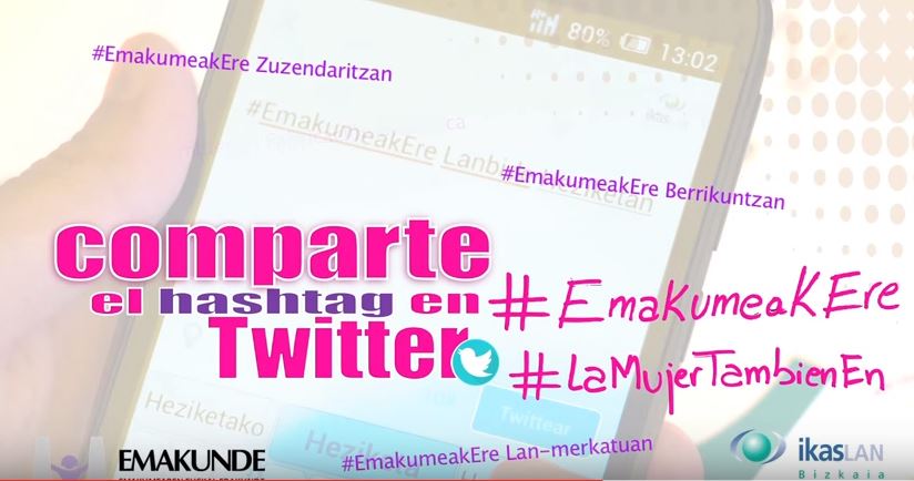 AED se suma a la campaña en twitter #LaMujerTambienEn